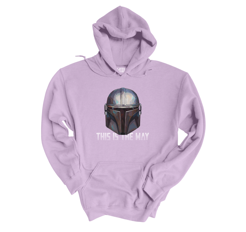 Image of This Is The Way (Metalic Blue Helmet) Hoodie
