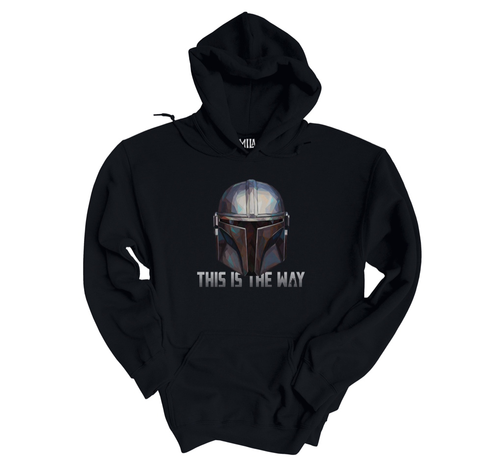 Image of This Is The Way (Metalic Blue Helmet) Hoodie