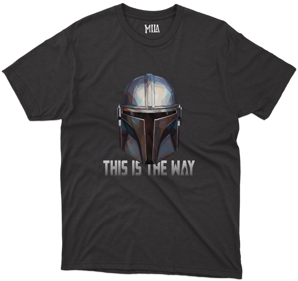 Image of This Is The Way (Metalic Blue Helmet) Tshirt