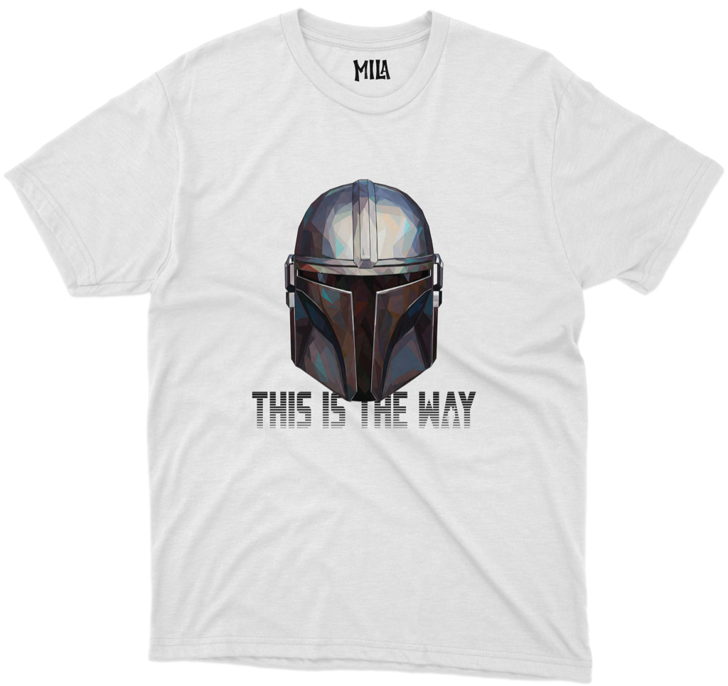 Image of This Is The Way (Metalic Blue Helmet) Tshirt