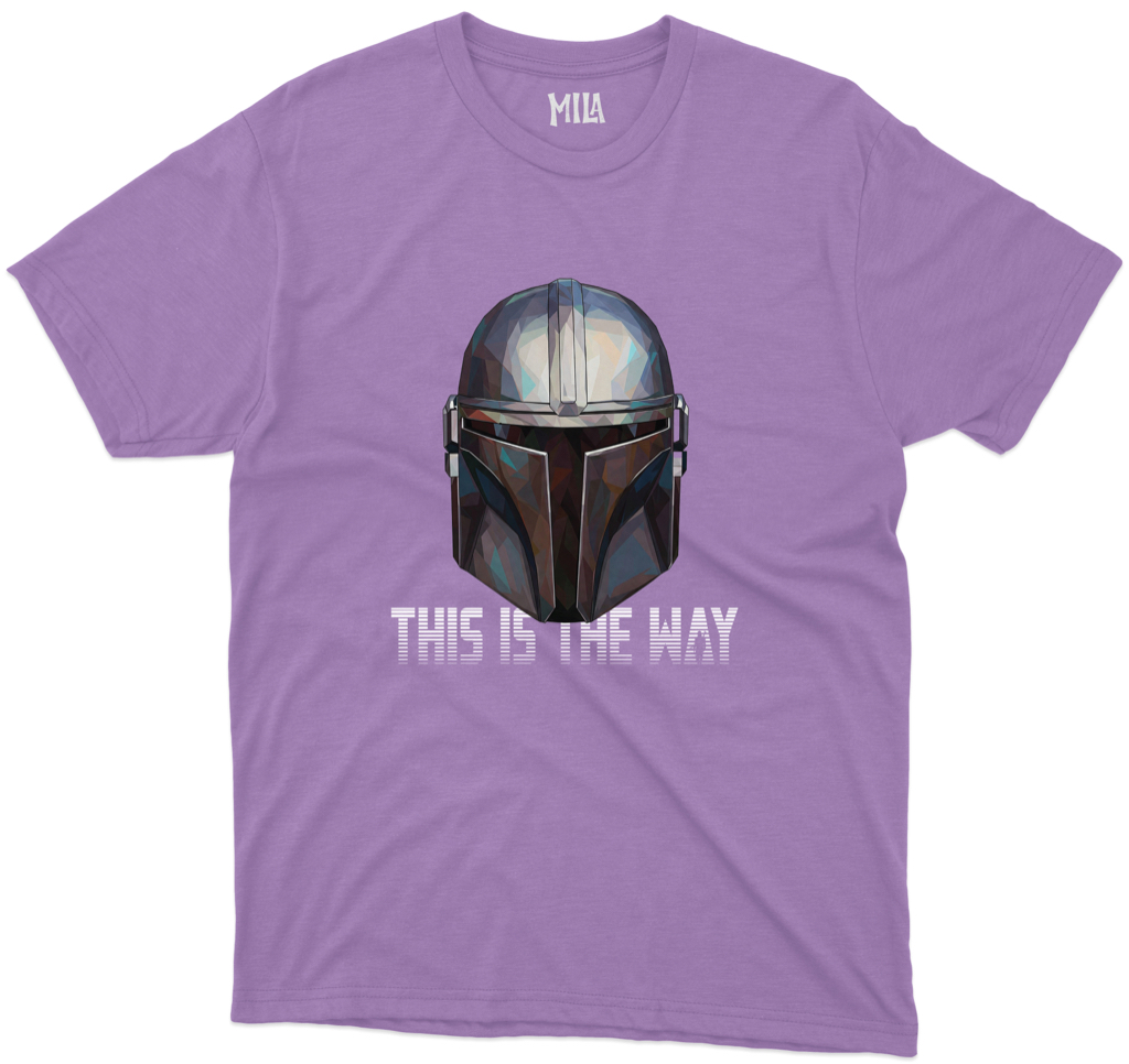 Image of This Is The Way (Metalic Blue Helmet) Tshirt