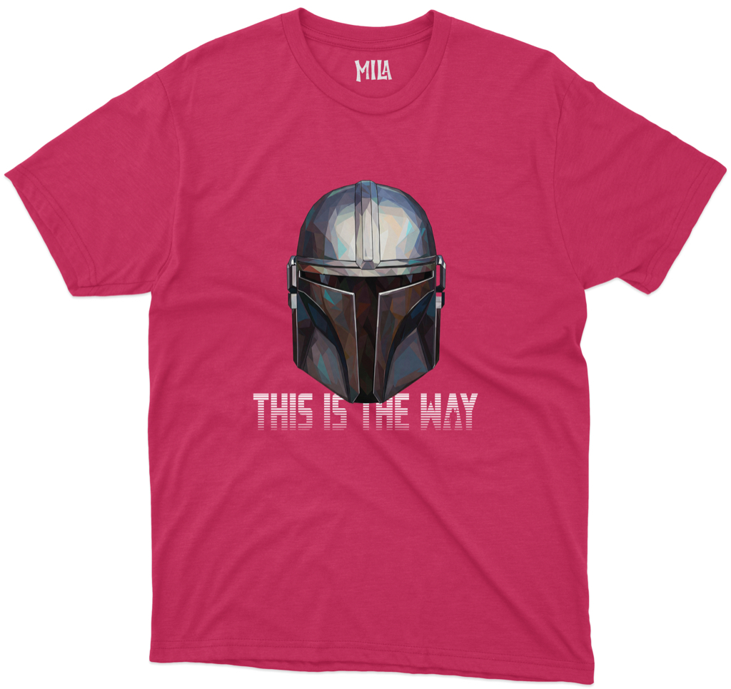 Image of This Is The Way (Metalic Blue Helmet) Tshirt